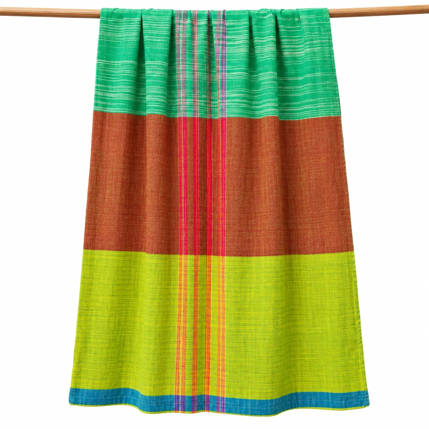 Beldanga Pure Cotton Gamcha Bath Towel for Men & Women – Large Size Multicolour photo 3