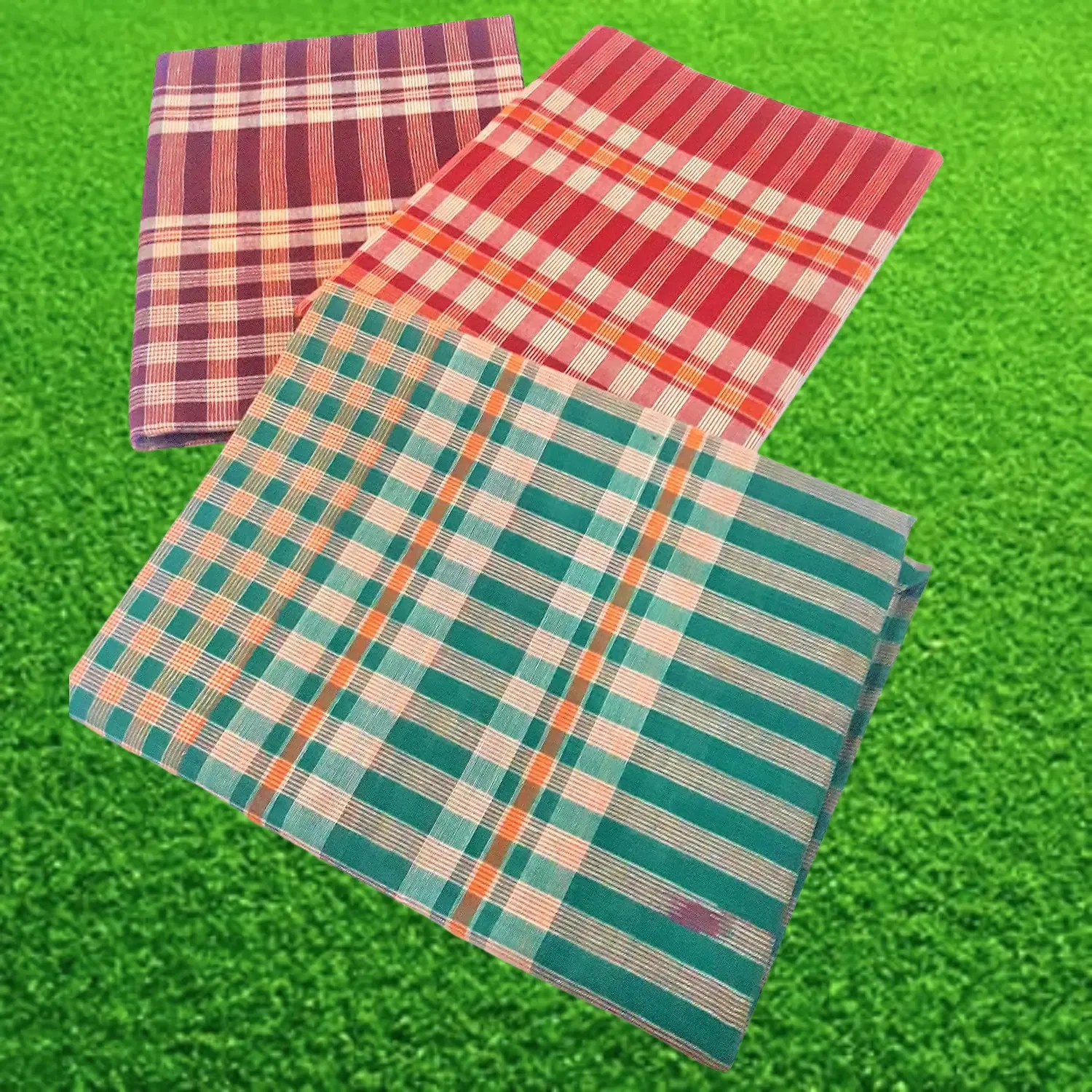Munshi Pure Cotton Gamcha – Bashirhat Handloom Bath Towel for Men & Women photo 1