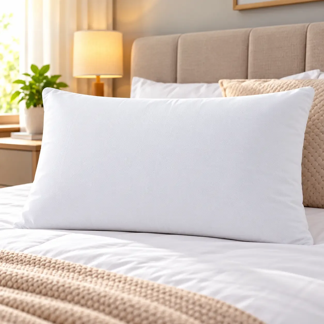 Kurlon Hosta PU Foam Pillow for Head & Neck Support – White photo 2